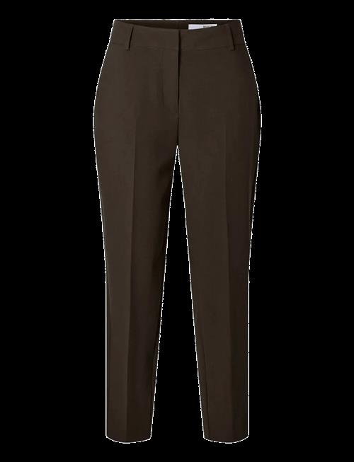 Selected | Slfrita-Ria Mw Cropped Pant Mel Noos | 36