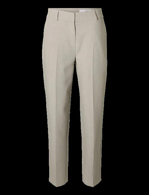 Selected | Slfrita-Ria Mw Cropped Pant Mel Noos | 34