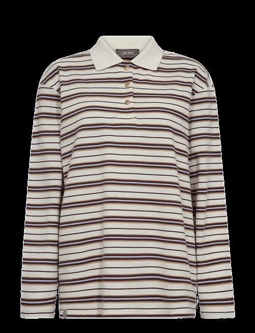 MOS MOSH | Mmrossett Ls Stripe Polo Tee | M