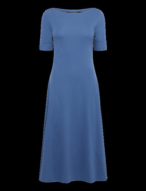 Lauren Ralph Lauren | Rib-Knit Stretch Cotton Midi Dress | XL