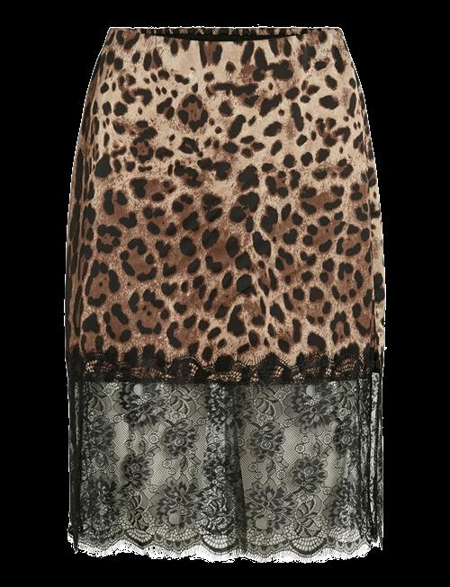 NOISY MAY | Nminferno Mw Short Satin Lace Skirt | M