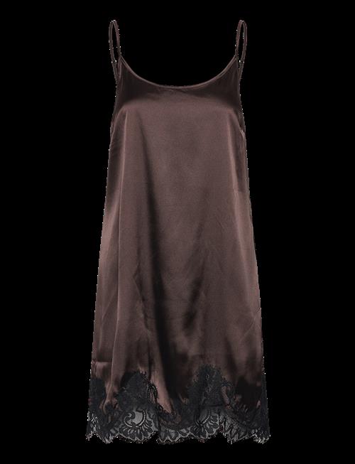 NOISY MAY | Nmceleste S/L Satin Lace Short Dress | XS