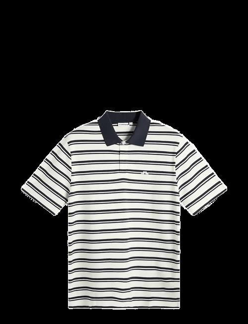 J. Lindeberg | Trond Striped Polo Pique | S
