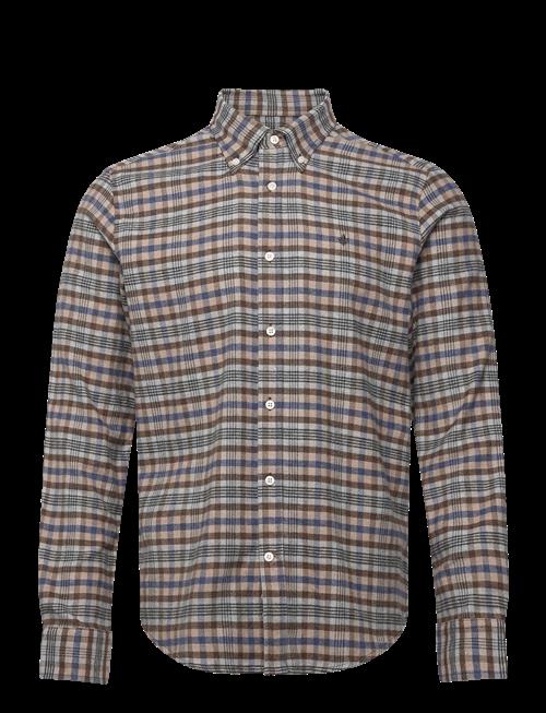 Morris | Flannel Check Shirt-Slim Fit | XXL