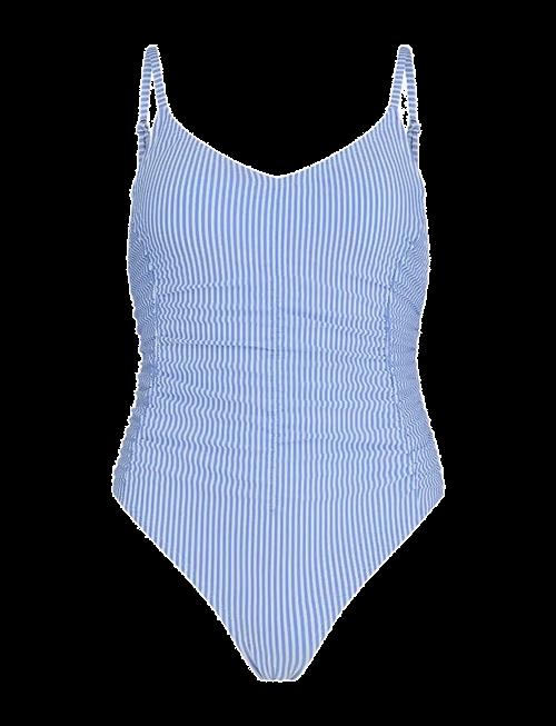 Becksöndergaard | Striba Gathered Bea Swimsuit | M