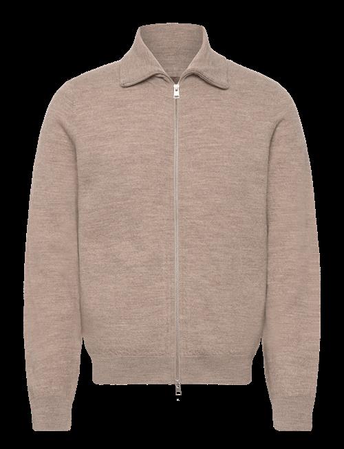Morris | Cork Knitted Zip Jacket | L
