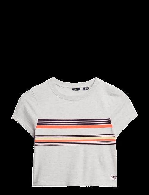 Superdry | Vintage Stripe Crop Tee | 12