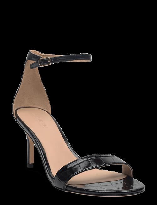 Lauren Ralph Lauren | Allie Mid-Heel Crocodile-Embossed Sandal | 41