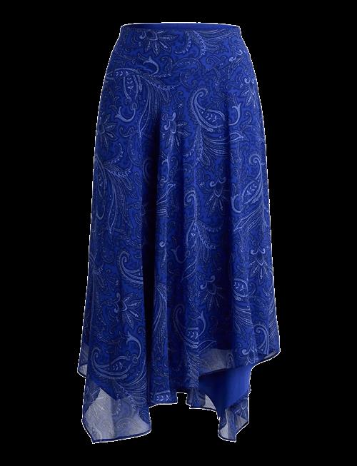 Lauren Ralph Lauren | Paisley Georgette Handkerchief Skirt | 36