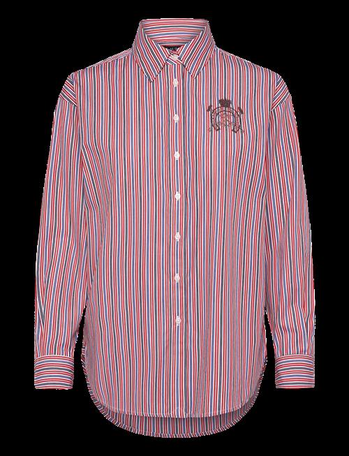 Lauren Ralph Lauren | Relaxed Fit Striped Broadcloth Shirt | XL