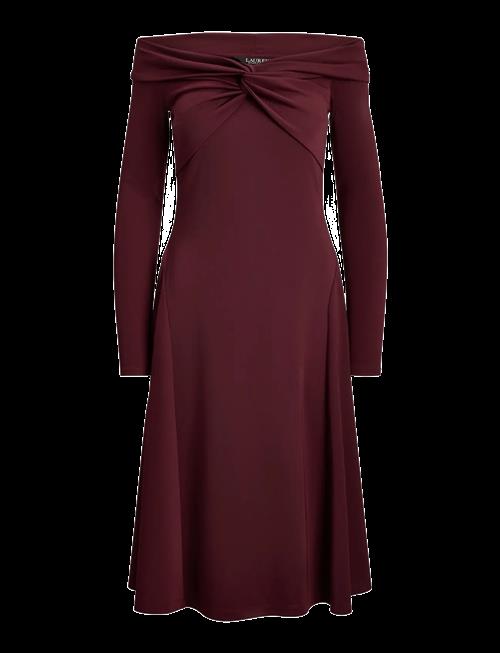 Lauren Ralph Lauren | Twist-Front Off-The-Shoulder Dress | 42