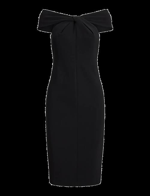 Lauren Ralph Lauren | Twist-Front Crepe Cocktail Dress | 46