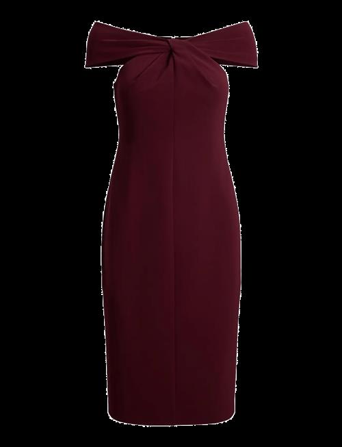 Lauren Ralph Lauren | Twist-Front Crepe Cocktail Dress | 40
