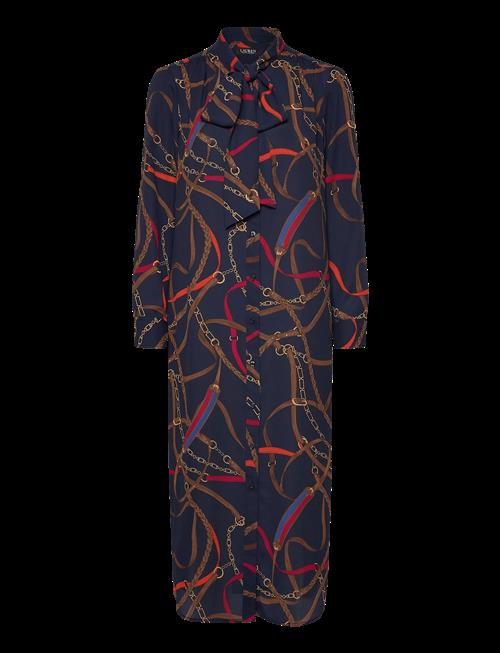 Lauren Ralph Lauren | Print Georgette Tie-Neck Shirtdress | 34