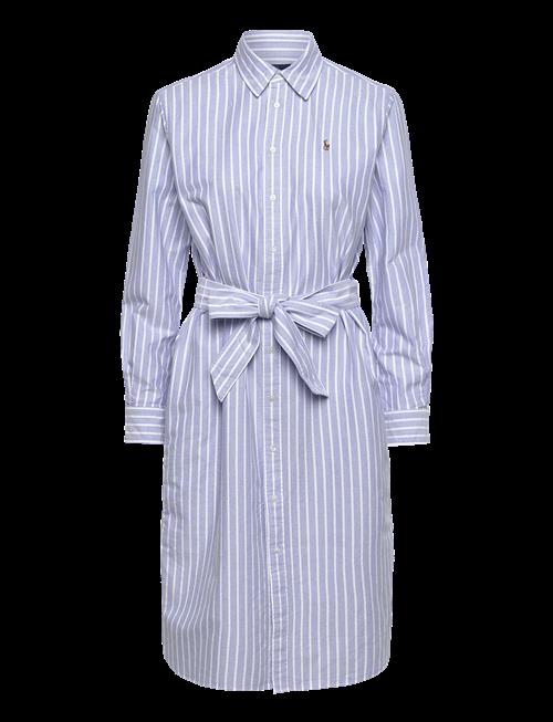 Polo Ralph Lauren | Striped Cotton Oxford Belted Shirtdress | 40