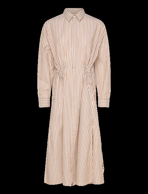 Polo Ralph Lauren | Striped Cotton-Linen Drawcord Shirtdress | 34