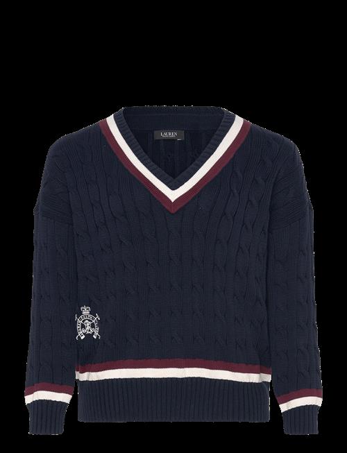 Lauren Women | Cable-Knit Cotton Cricket Sweater | 50-52