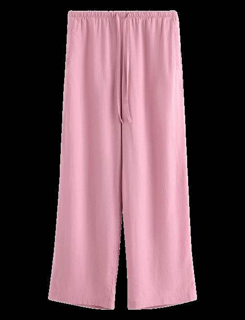 Lindex | Wide Trousers In Linen Blend | M