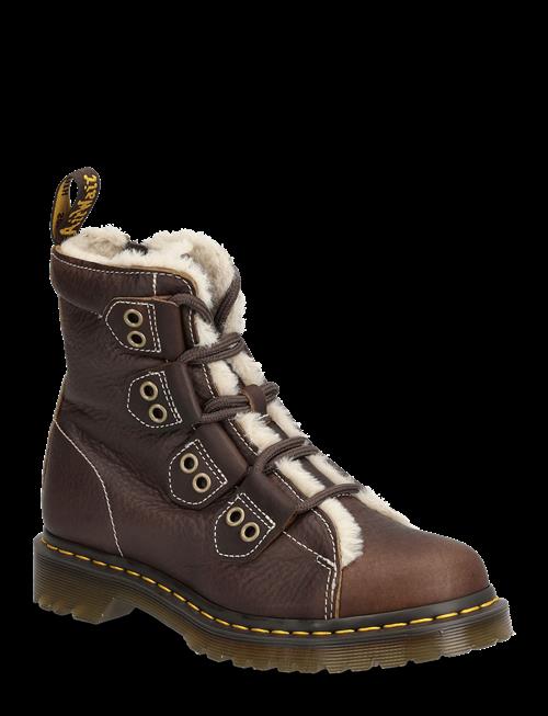 Dr. Martens | 1460 Ltt Fl Dark Brown Grizzly | 42