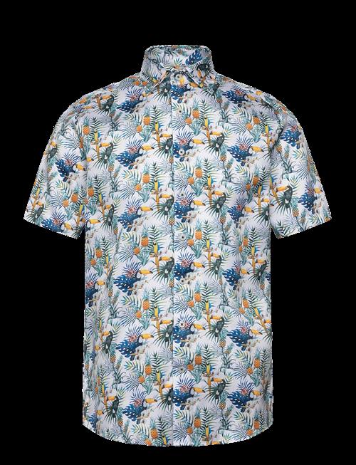 Lindbergh Black | 1927: Aop Shirt Wf S/S | M