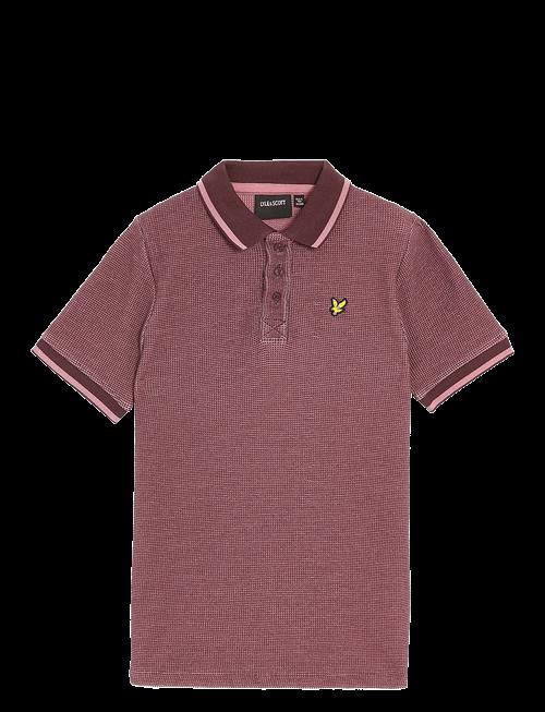 Lyle & Scott | Two Tone Waffle Polo Shirt | 10-11