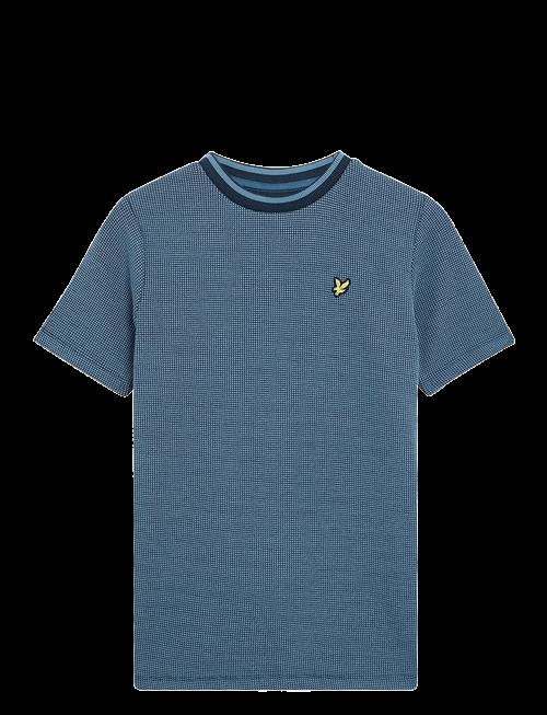 Lyle & Scott | Two Tone Waffle T-Shirt | 14-15