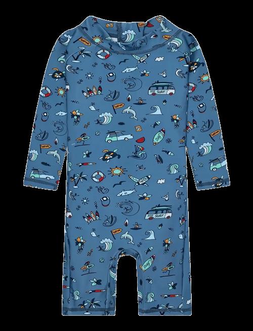 Color Kids | Baby Suit L/S, Aop - Upf 60 | 98