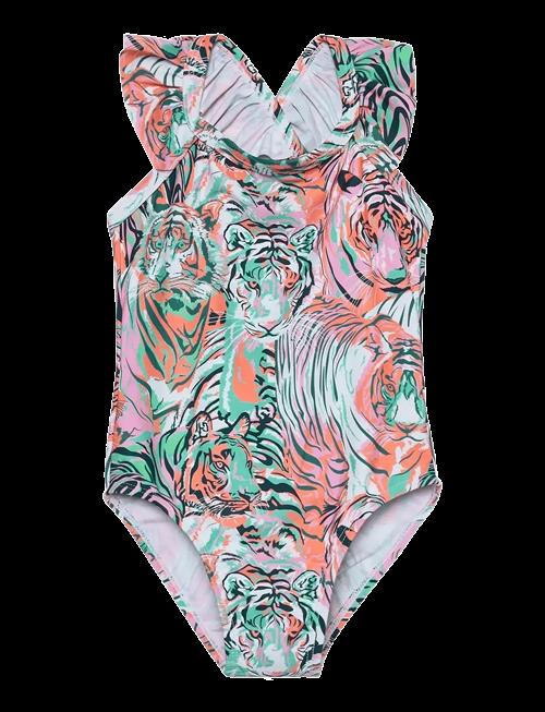 Color Kids | Swimsuit W. Frills, Aop | 110