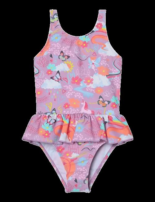 Color Kids | Swimsuit W. Skirt, Aop | 98