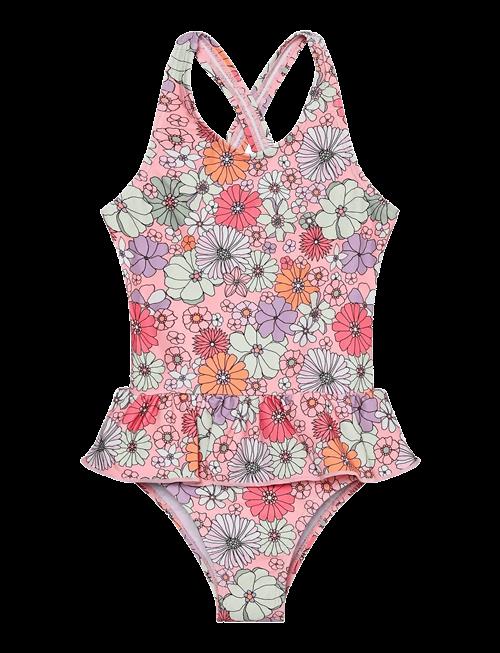 Color Kids | Swimsuit W. Skirt, Aop | 104