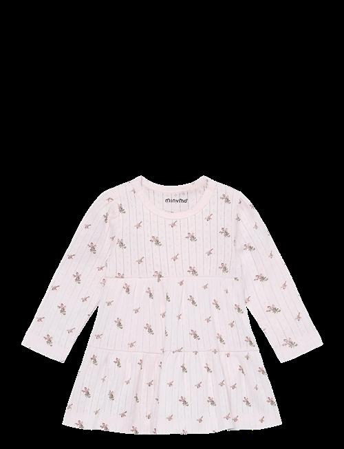 Minymo | Body Dress Ls Aop Pointell | 86