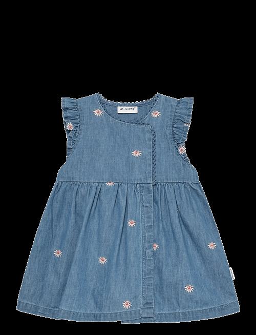 Minymo | Dress Ss Emb. Chambray | 68