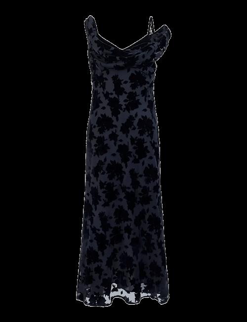 French Connection | Kara Burnout Twisted Midi Dres | 36