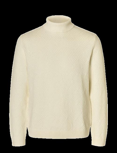 Selected | Slhtrevor Ls Knit Structure Roll Neck | S