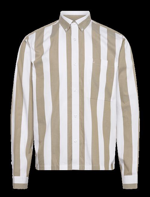 Lindbergh | Bold Striped Cropped Shirt L/S | M