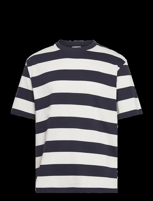 Lindbergh | Striped Oversized O-Neck Tee S/S | XL