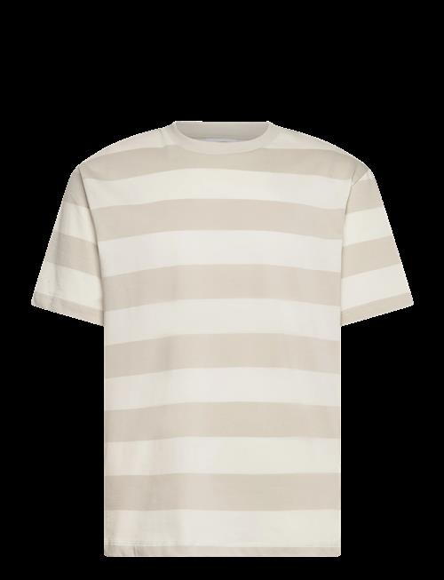 Lindbergh | Striped Oversized O-Neck Tee S/S | S