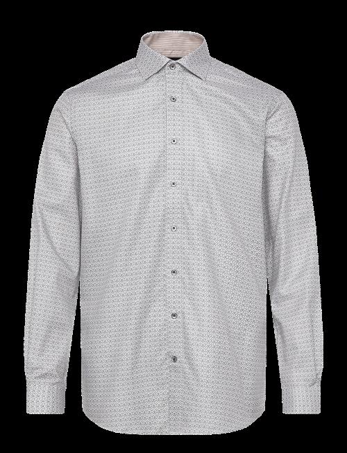 Lindbergh Black | Aop Twill Shirt L/S | XL