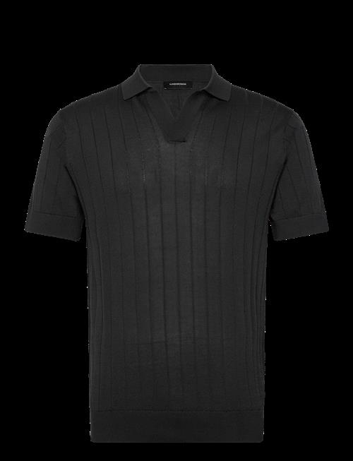 Lindbergh Black | Open Collar Knitted Polo S/S | XL