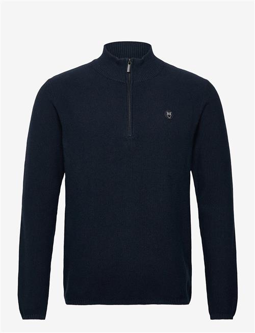 Knowledge Cotton Apparel | Organic Cotton Half Zip Pique Knit | M
