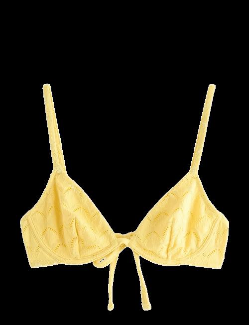 Lindex | Unpadded Bikini Bra With Embroidery | S