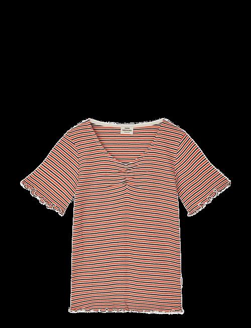 Mads Nørgaard | 2X2 Cotton Stripe  Tiki Tee | 152
