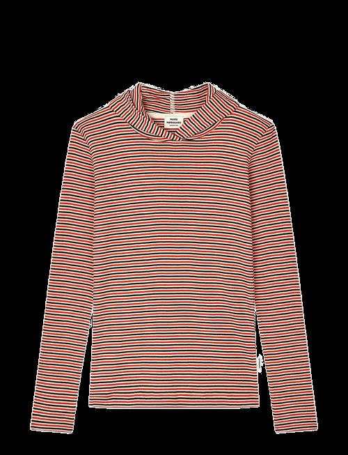 Mads Nørgaard | 2X2 Cotton Stripe Tally Hoodie | 152