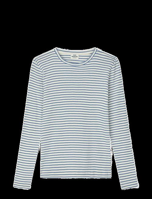 Mads Nørgaard | 2X2 Cotton Stripe Talino Tee L/S | 128