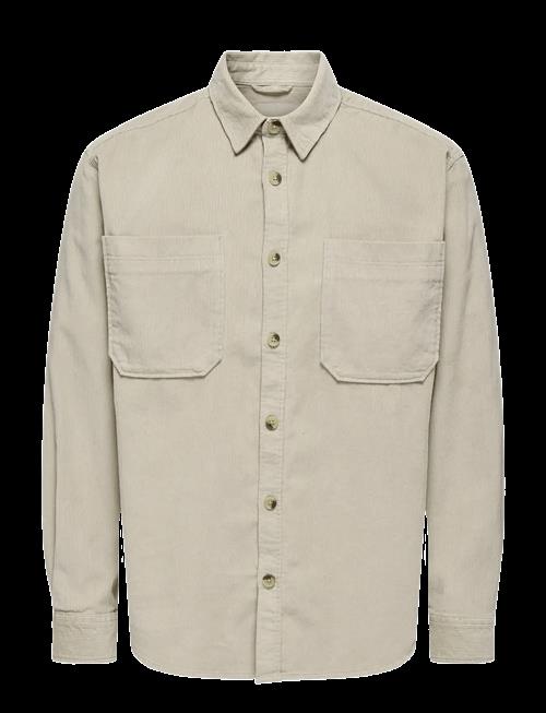 ONLY & SONS | Onsalp 2Pkt Washd Cord Ls Shirt Noos | XXL