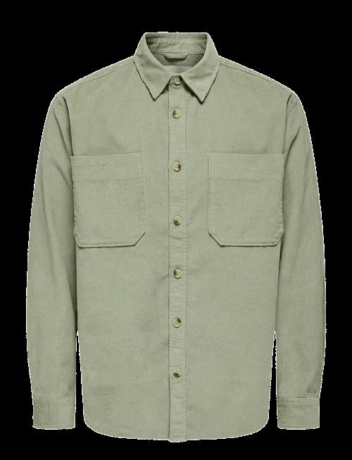 ONLY & SONS | Onsalp 2Pkt Washd Cord Ls Shirt Noos | M