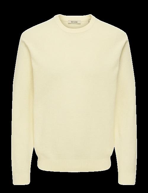 ONLY & SONS | Onstony Rlx 12 Ls Waffle Crew Knit Noos | S