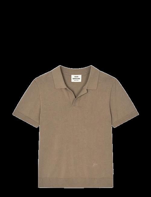 Mads Nørgaard | Cotton Knit Pelle Polo Tee | 152