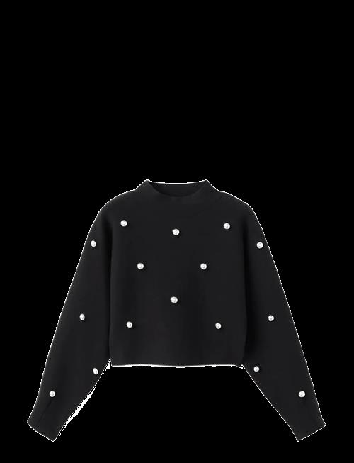 Mango | Perkins-Neck Sweater With Spheres | S