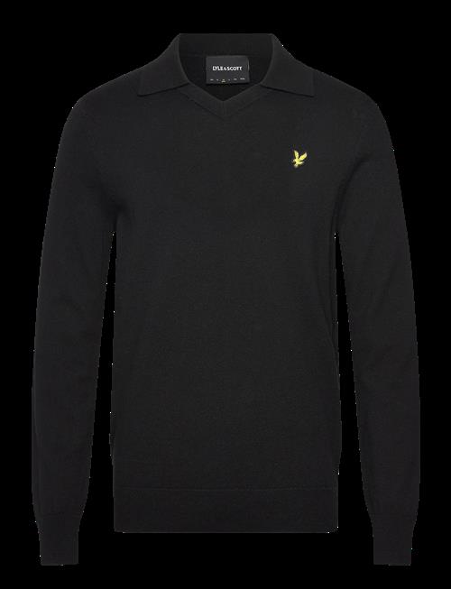 Lyle & Scott | Cotton Merino Football Collar Jumper | S